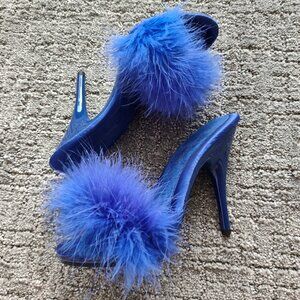 Peep toe heels